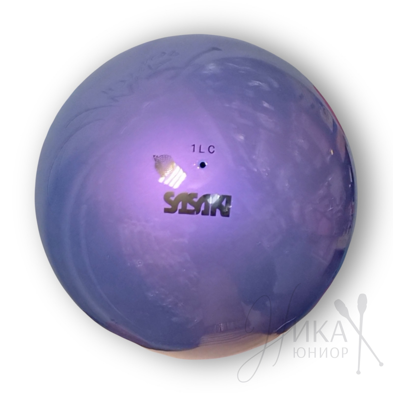 Мяч SASAKI M-207MG-WST Вистерия Магнетик 18.5 см FIG – профессиональный с перламутровым блеском Мяч для художественной гимнастики SASAKI M-207MG-WST Вистерия Магнетик 18.5 см FIG – перламутровый, сертификат FIG
