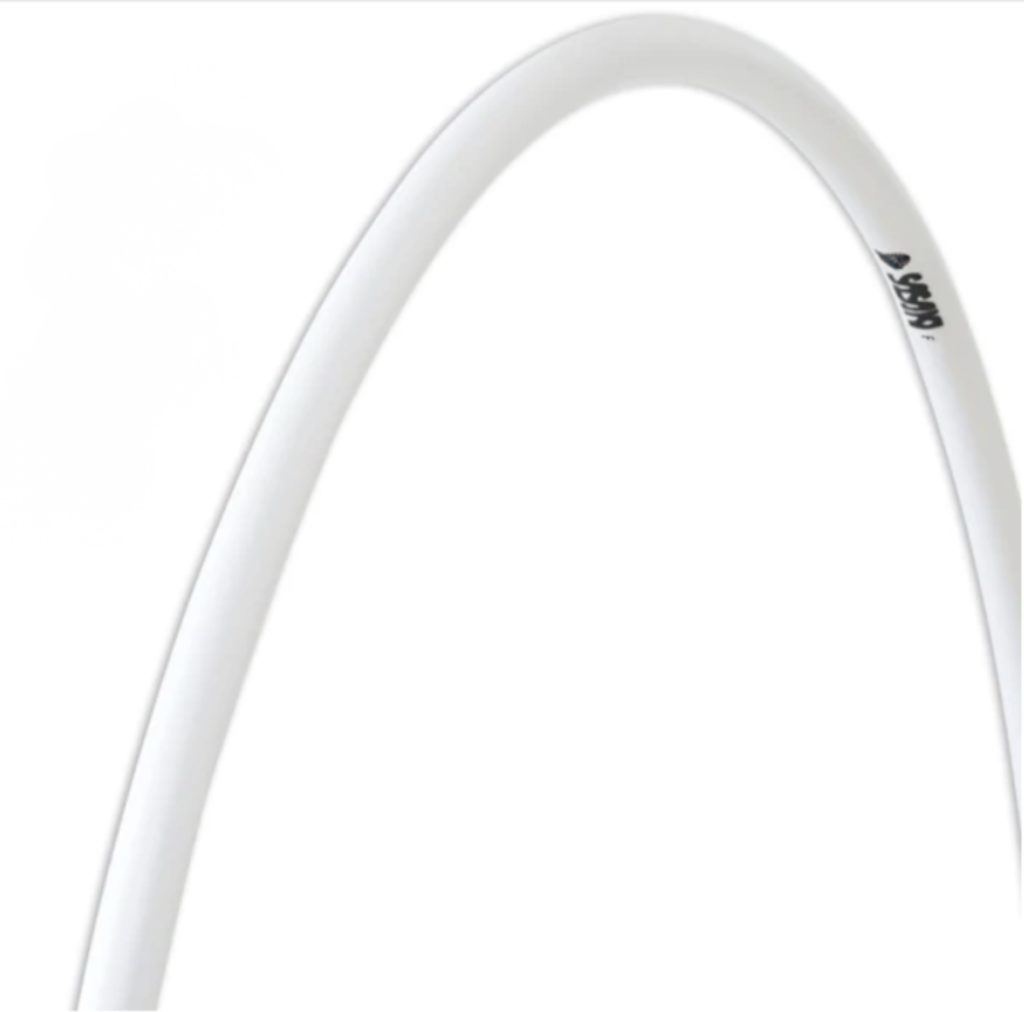 Обруч для художественной гимнастики Sasaki M-14-F Flexible FIG 89 см белый – гибкий, сертификат FIG